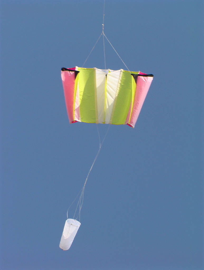 Double Parasled,110,Ckikara: White, Fluor Pink, Fluor Yellow